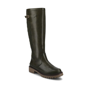 ZEMMIE QUILTED BOOTS IN WIDE CALF