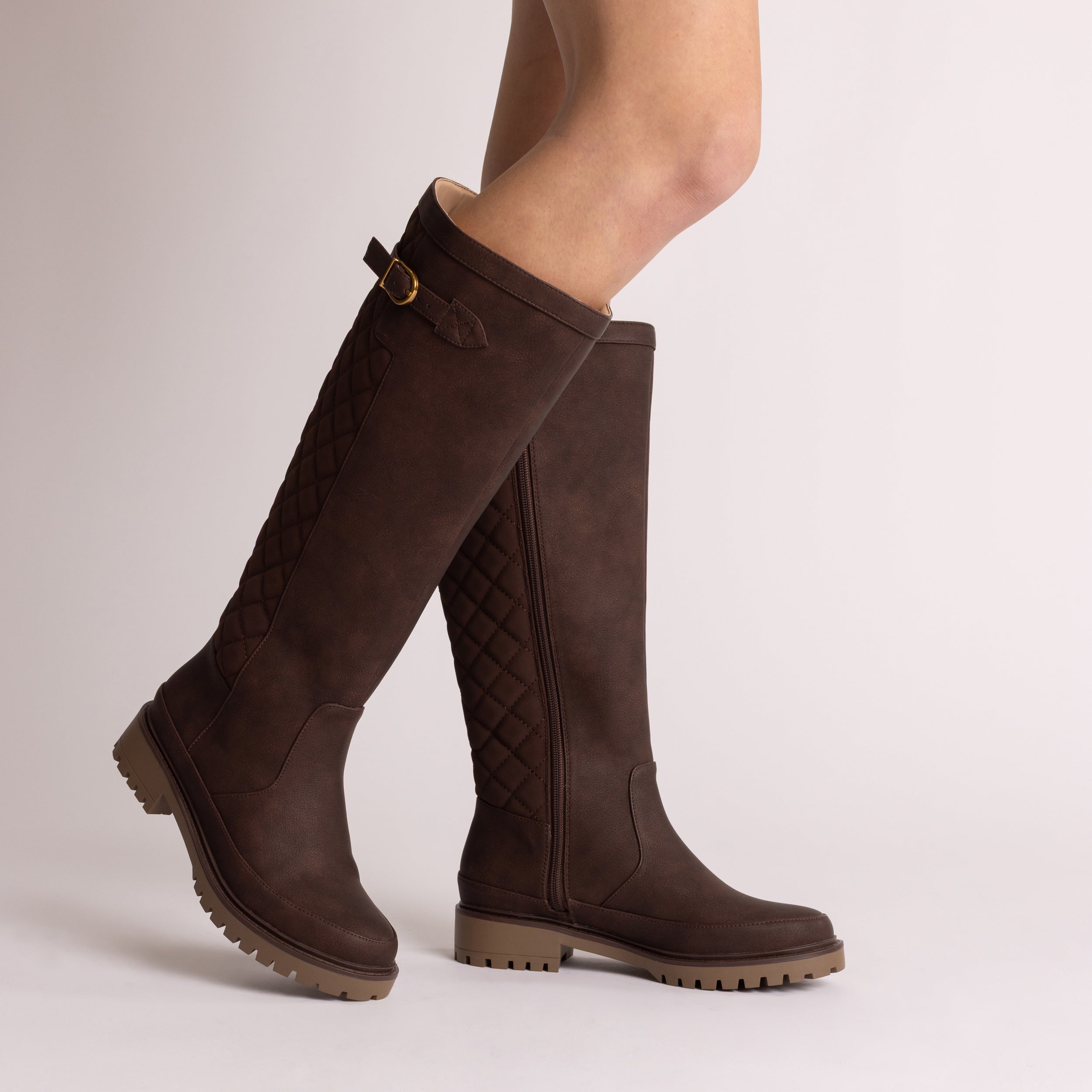 ZEMMIE QUILTED BOOTS