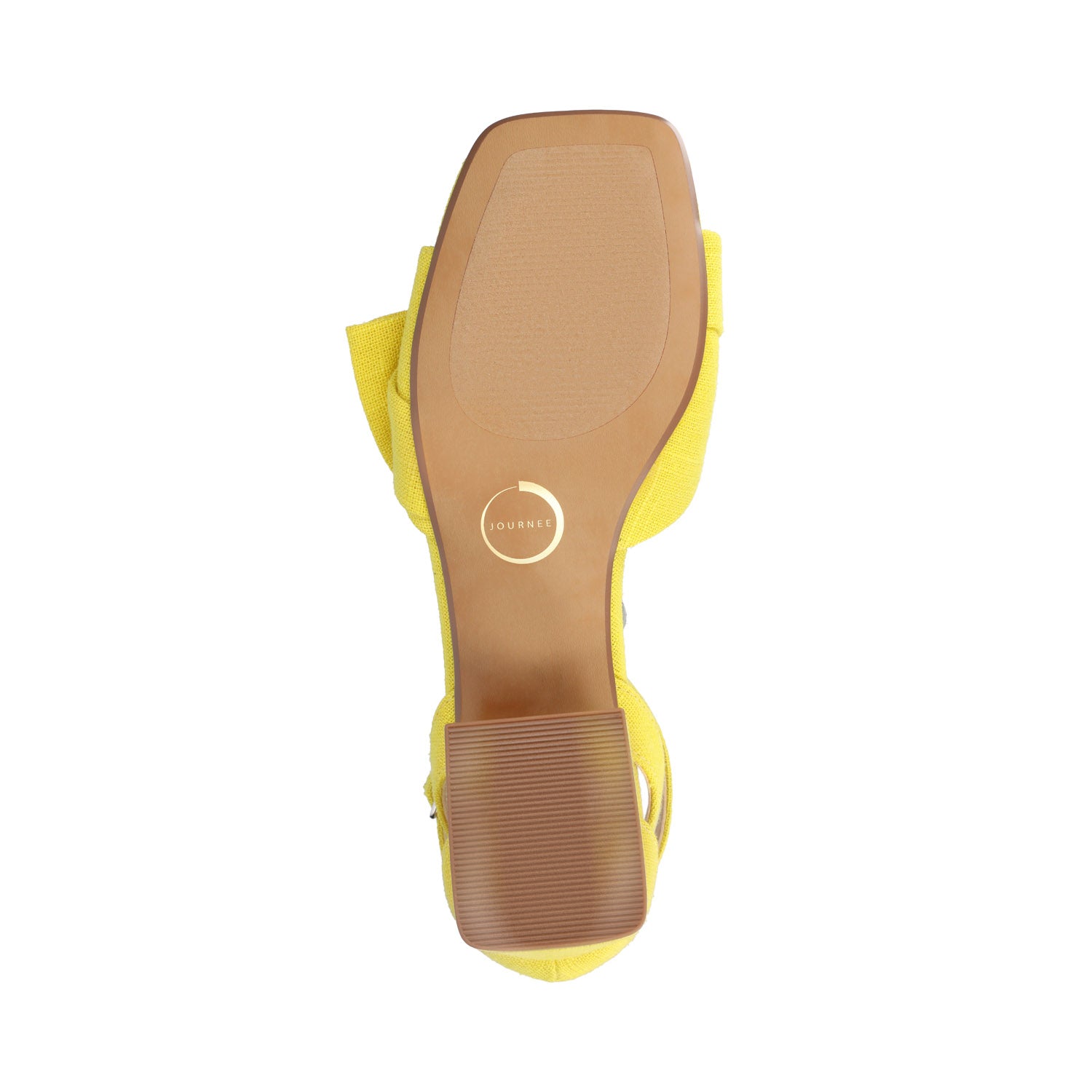 ZEVI STRAPPY BLOCK HEELS IN FABRIC - Mango