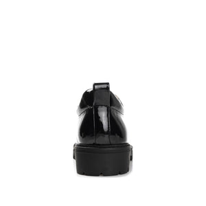 ZINA OXFORD LOAFER FLATS IN WIDE - Black