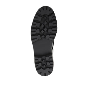 ZINA OXFORD LOAFER FLATS IN PATENT - Black