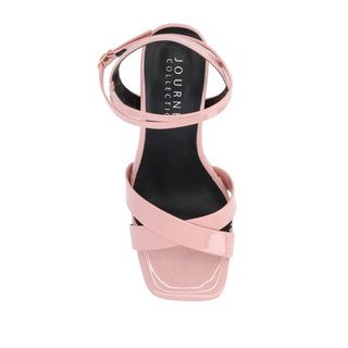 ZORANA STRAPPY HEELS IN PATENT