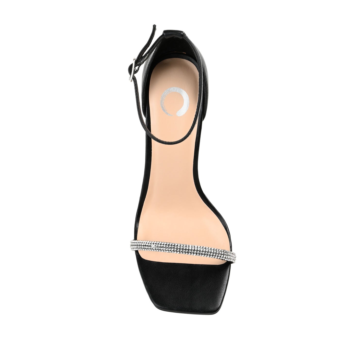 ZOYA STRAPPY STILETTO HEELS IN VEGAN LEATHER - Black