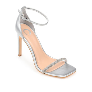 ZOYA STRAPPY STILETTO HEELS IN FAUX LEATHER