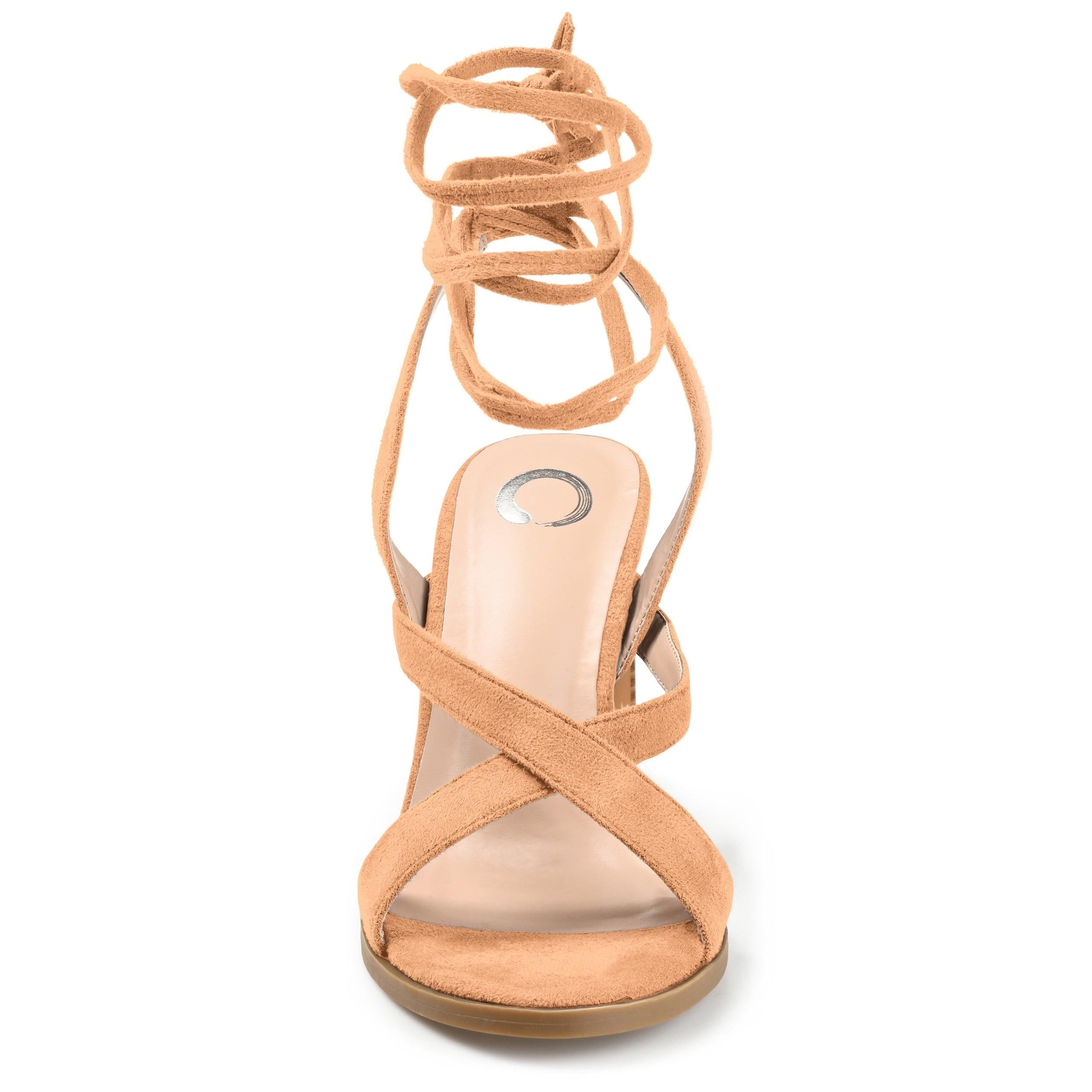 ADALEE HEELED SANDALS - Tan