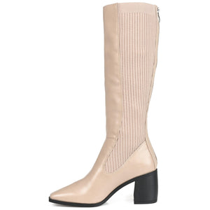 WINNY KNEE HIGH BOOTS IN X-WIDE CALF - Taupe