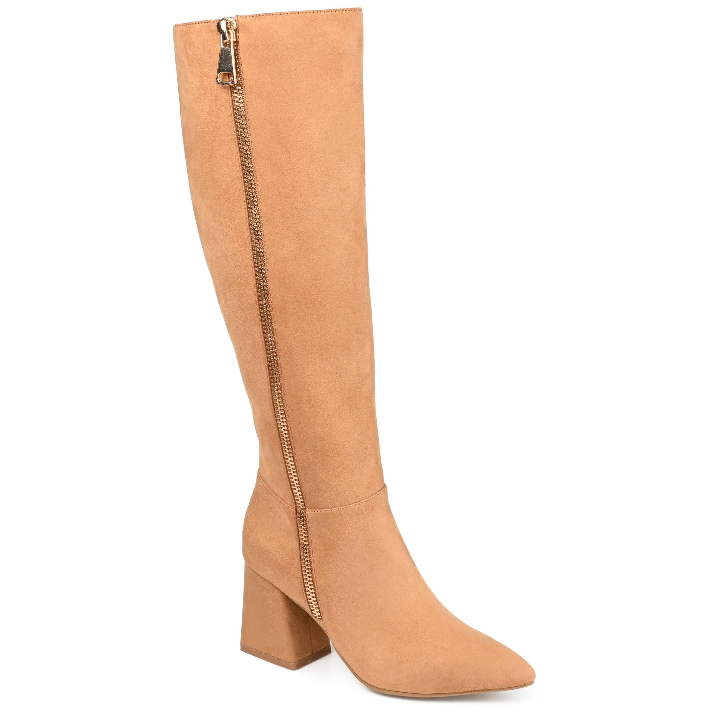 IDINNA EXTRA WIDE CALF - Tan