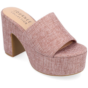 ENYYA PLATFORM SANDALS - Mauve