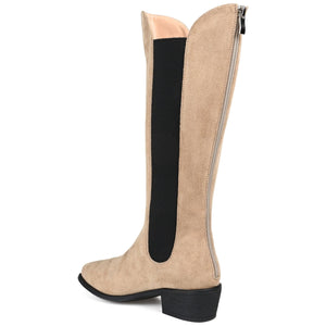CELESST CHELSEA BOOTS IN FAUX SUEDE - Taupe