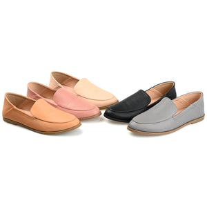 CORINNE LOAFER FLATS IN WIDE - Tan