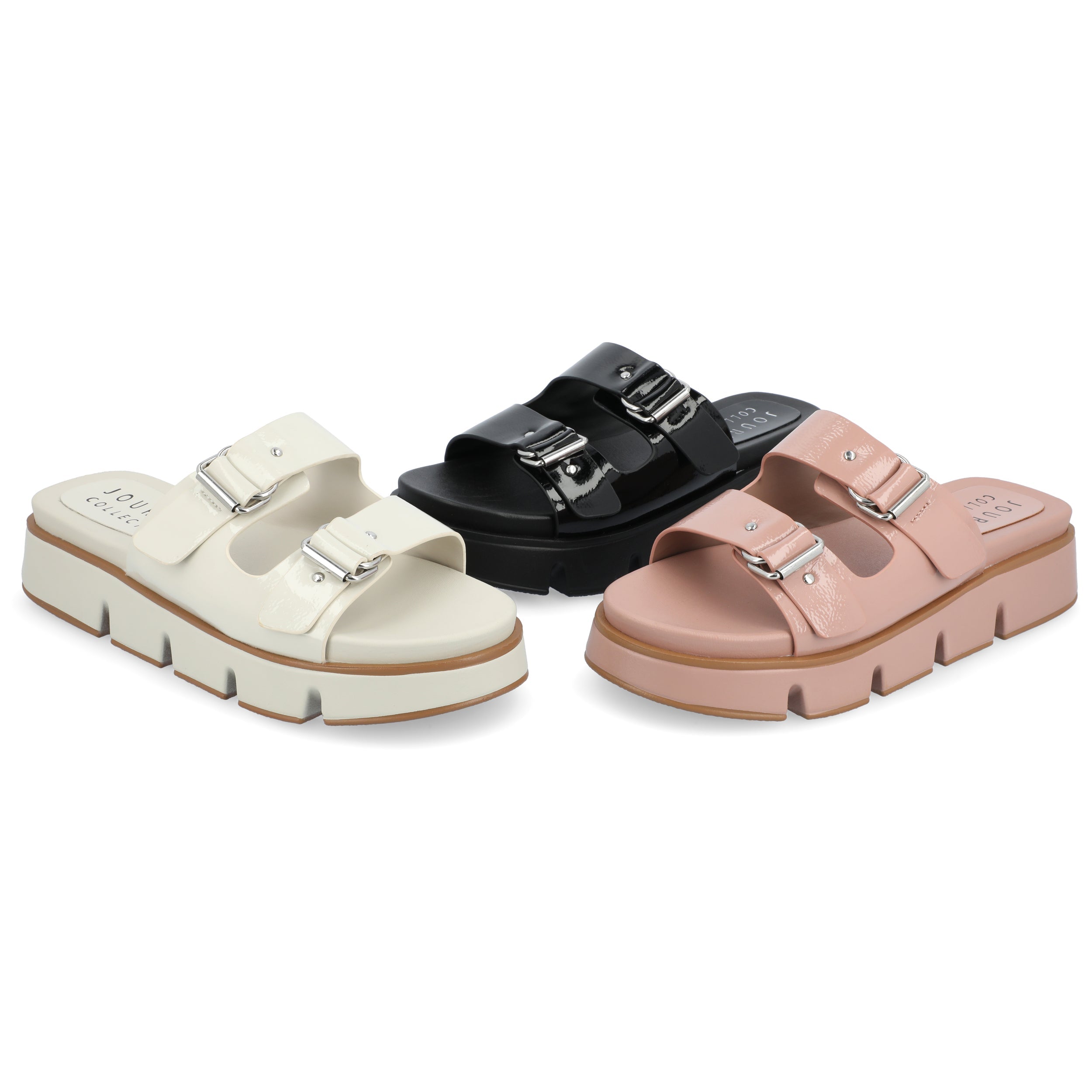 KANDRI SLIP-ON SANDALS - Ivory