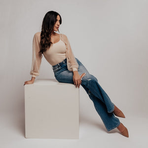 ELENNEY SLINGBACK STILETTO HEELS - Nude Suede