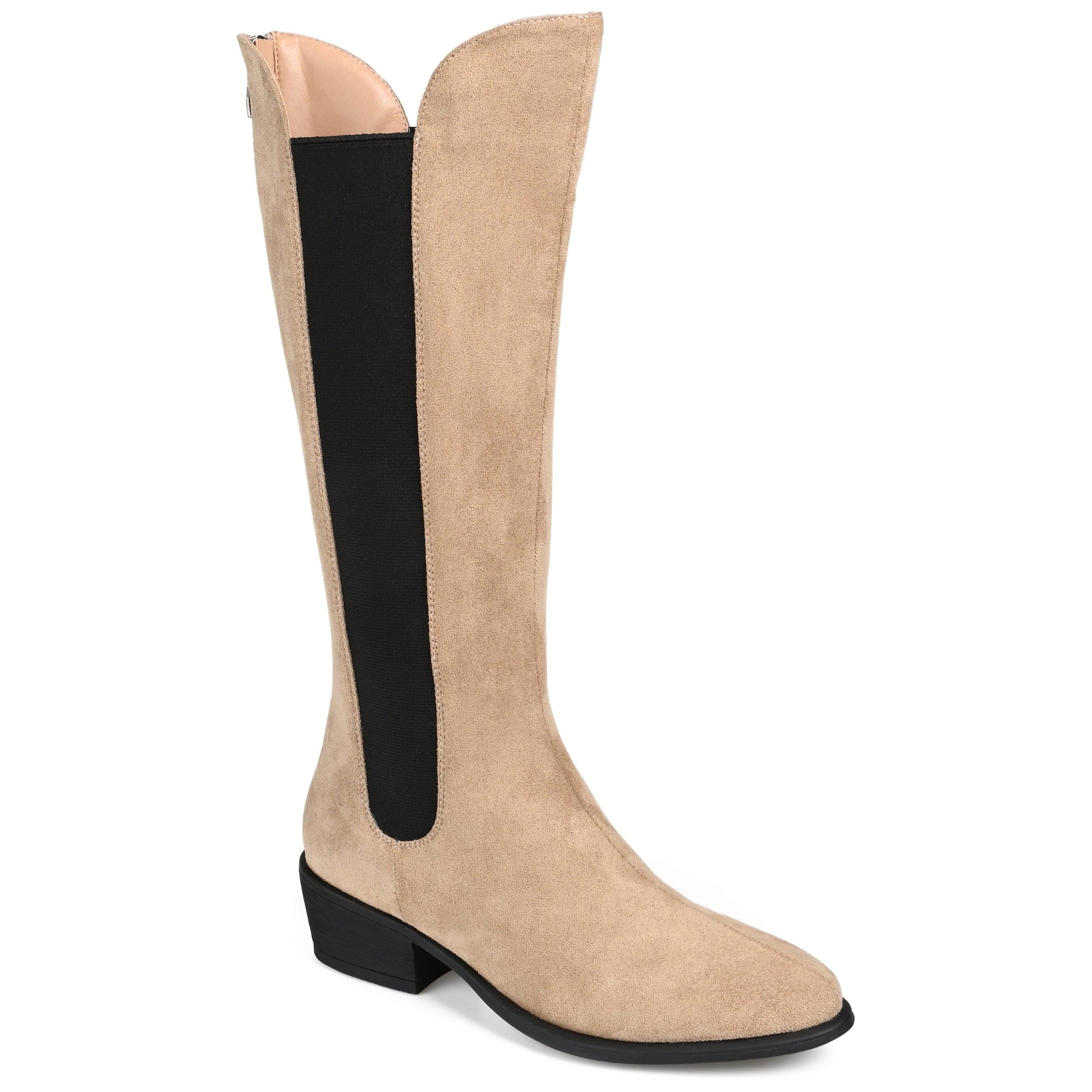 CELESST CHELSEA BOOTS IN FAUX SUEDE - Taupe
