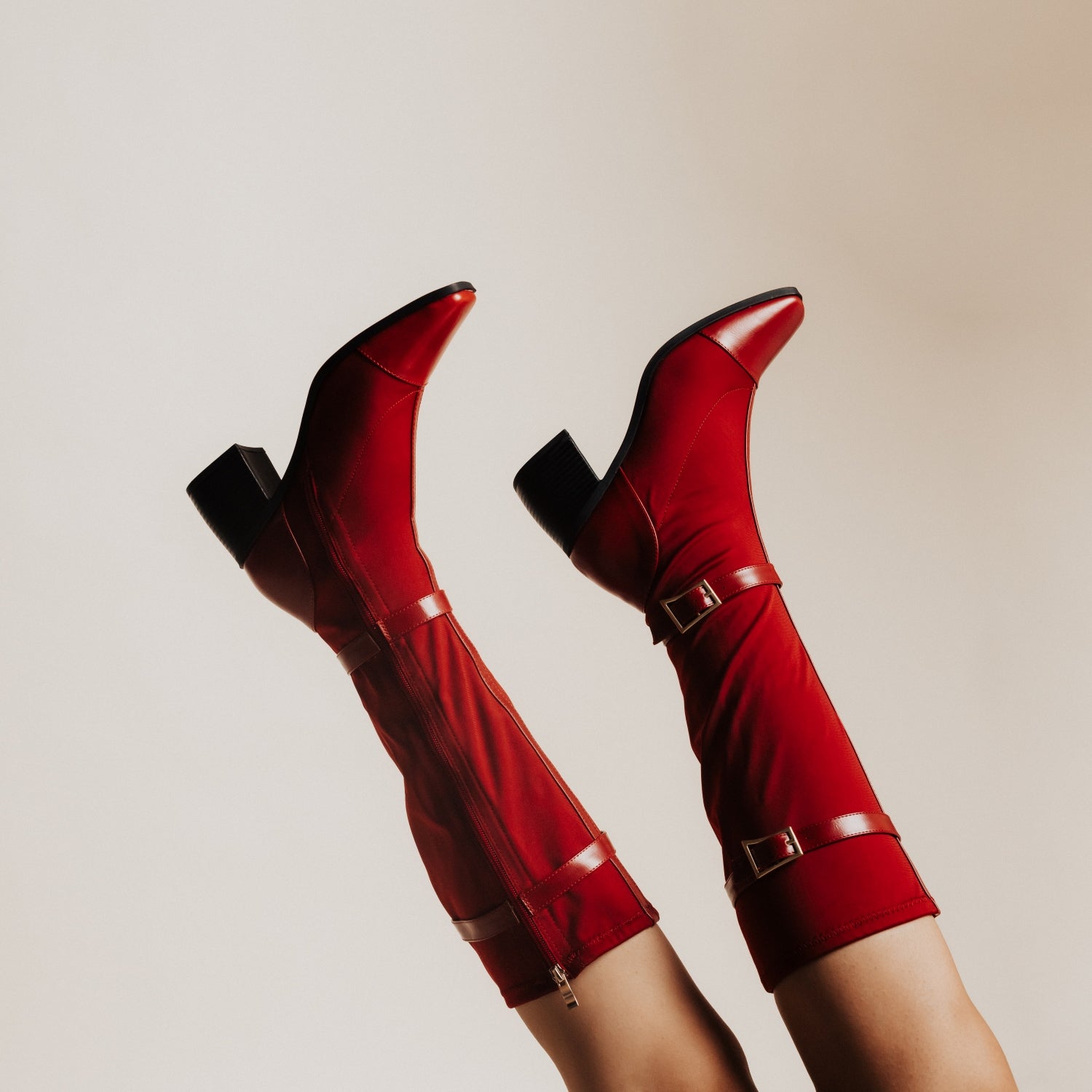 GAIBREE BOOTS IN WIDE WIDTH X-WIDE CALF - Beige