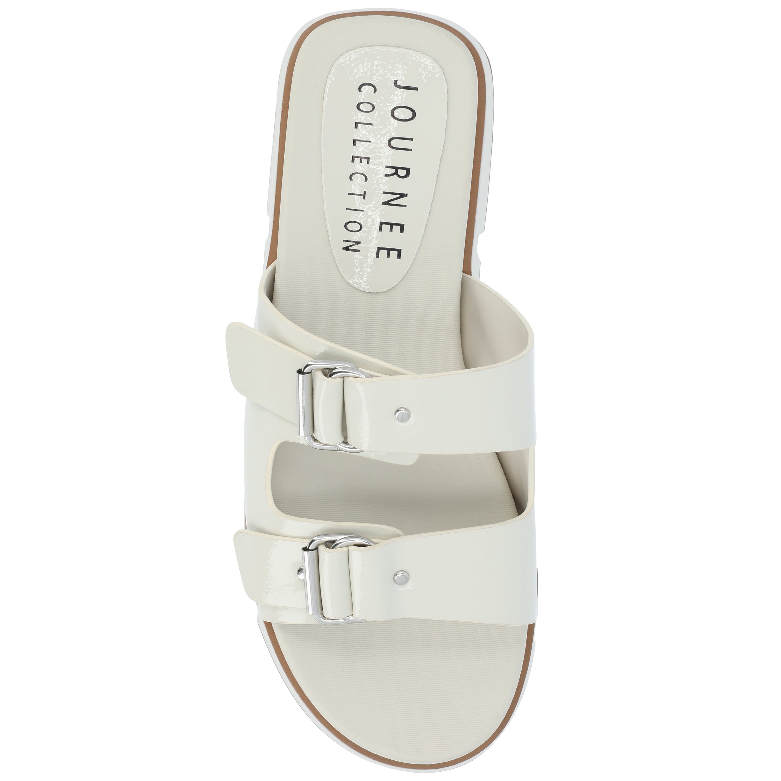 KANDRI SLIP-ON SANDALS - Ivory