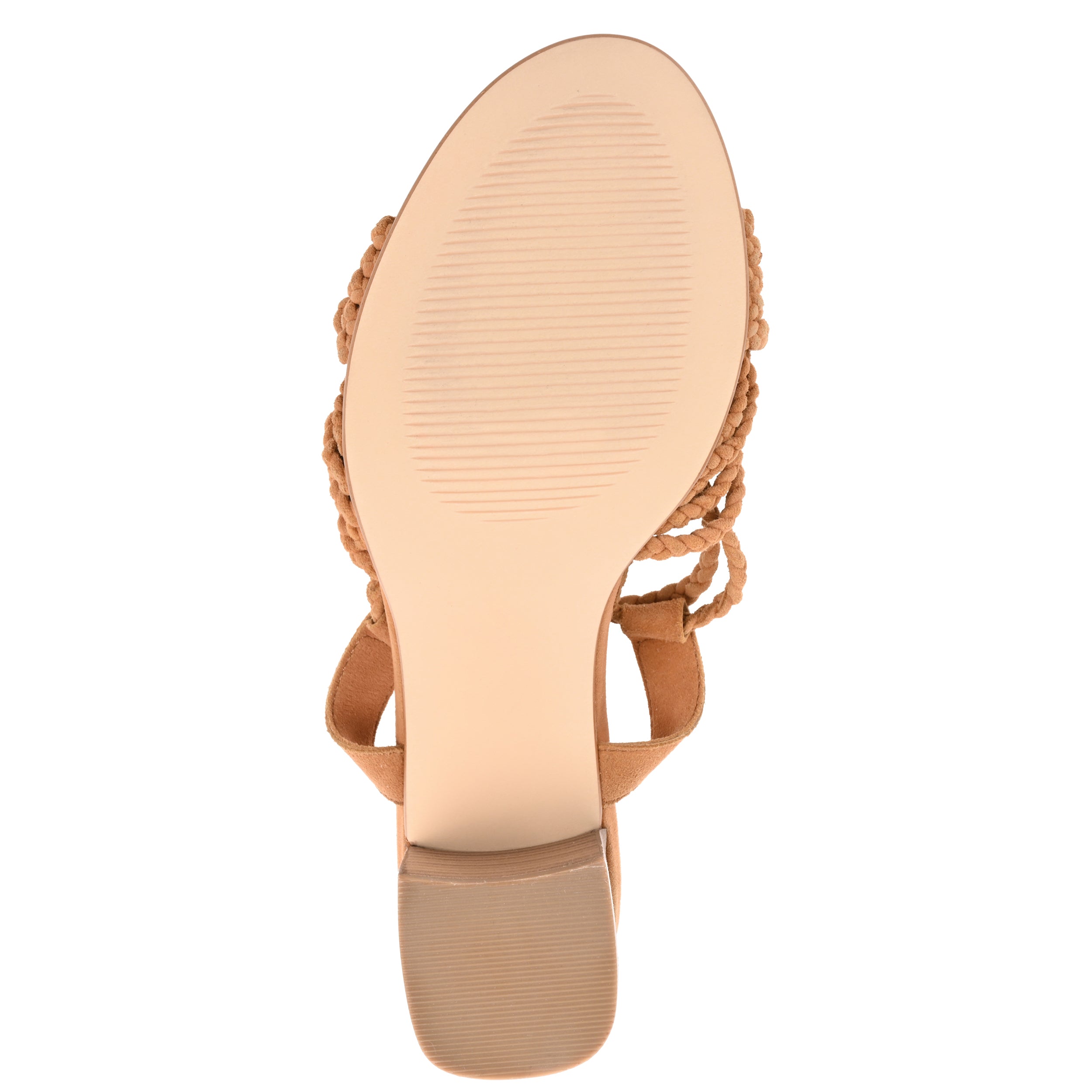 RAILEE STRAPPY HEELED SANDALS IN SUEDE - Brown