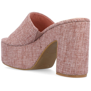 ENYYA PLATFORM SANDALS - Mauve