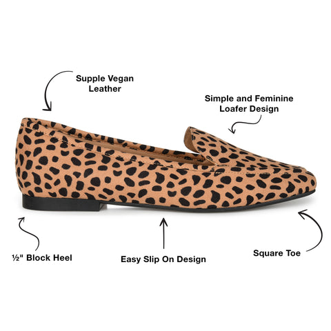 J. Crew Academy penny loafers leopard calf hair sz 9
