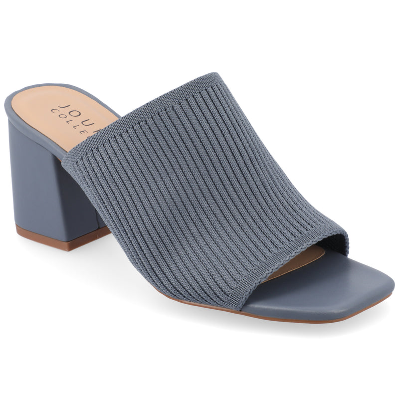 LORENNA BLOCK HEEL MULES IN WIDE