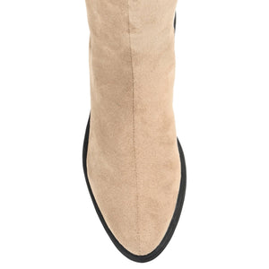 CELESST CHELSEA BOOTS IN FAUX SUEDE - Taupe