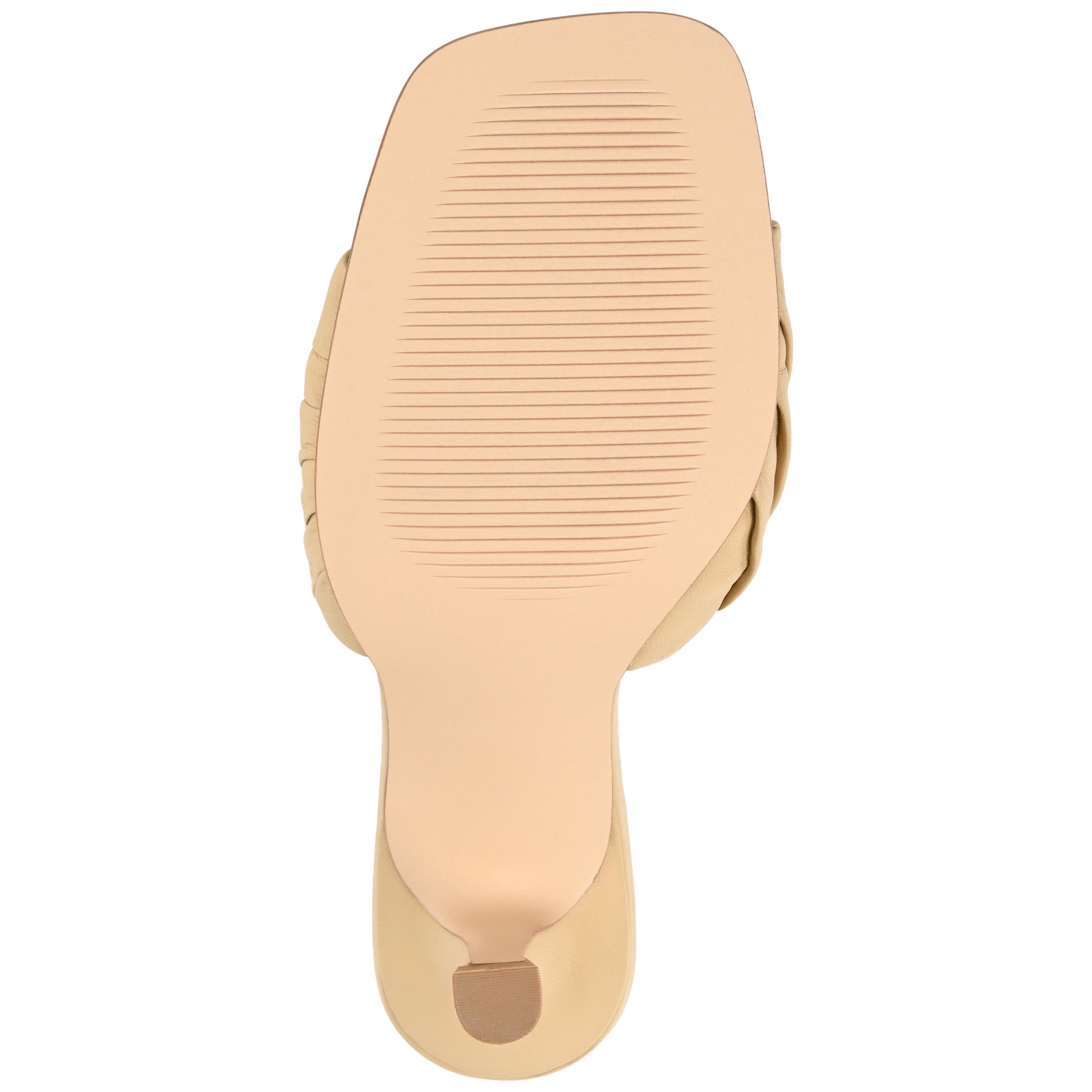 JULIETTE STILETTO HEEL MULES IN LEATHER - Tan