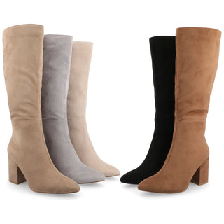 AMEYLIA KNEE-HIGH BOOTS IN X-WIDE CALF