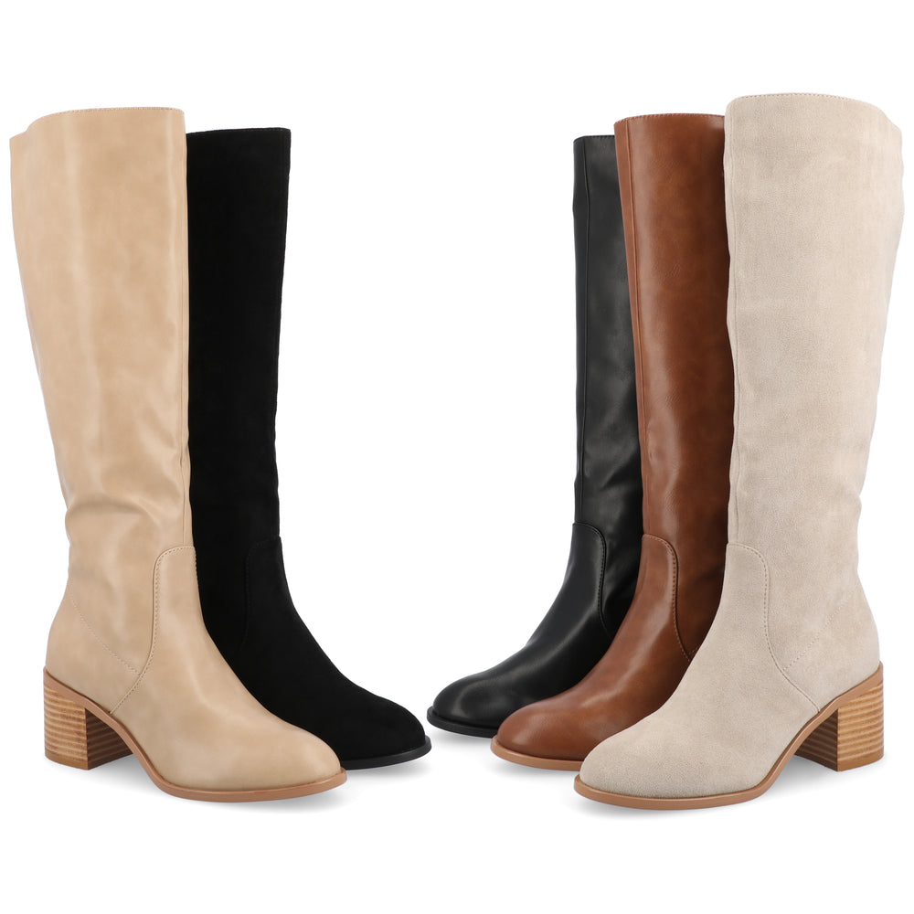 ROMILLY KNEE HIGH BOOTS IN X-WIDE CALF