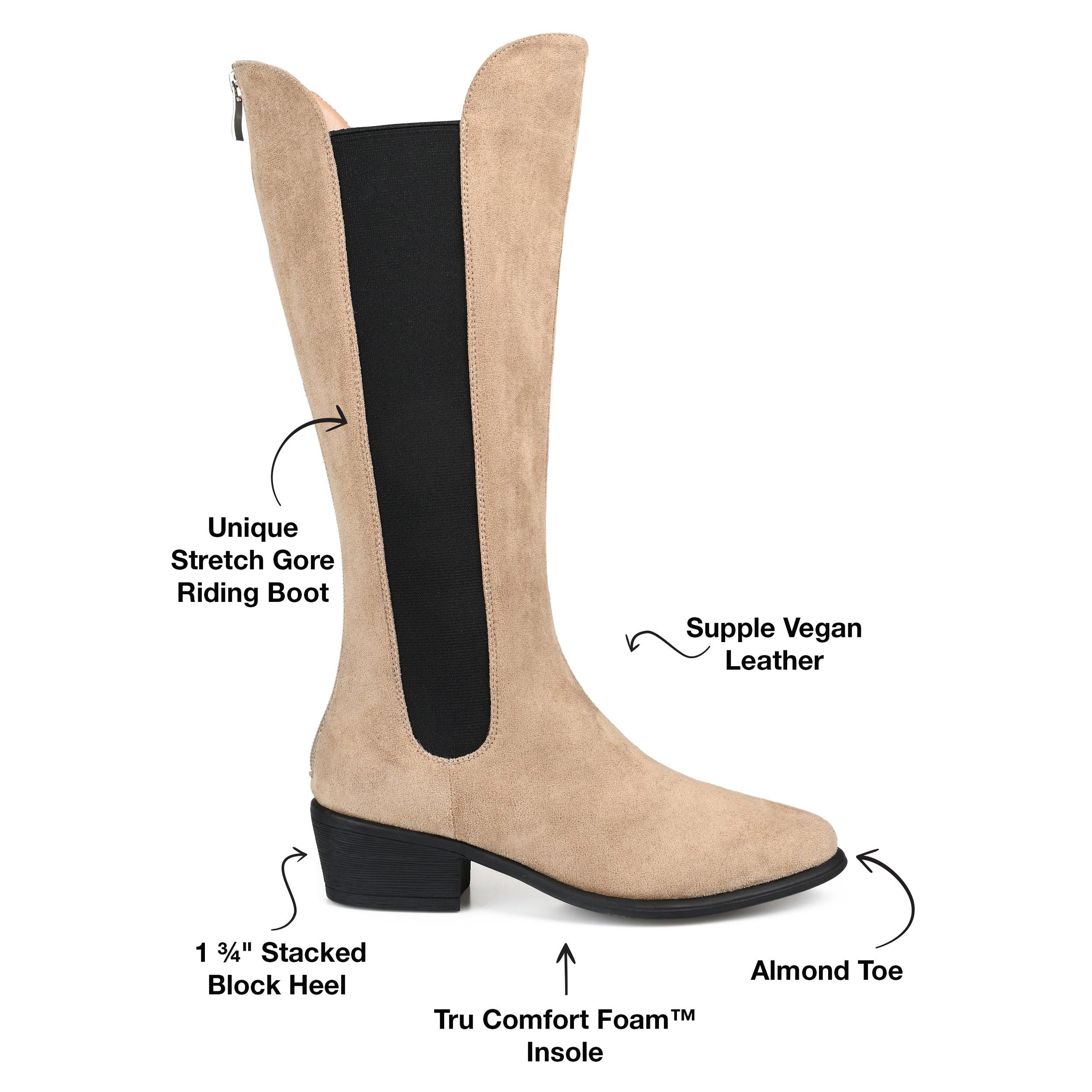 CELESST CHELSEA BOOTS IN FAUX SUEDE - Taupe