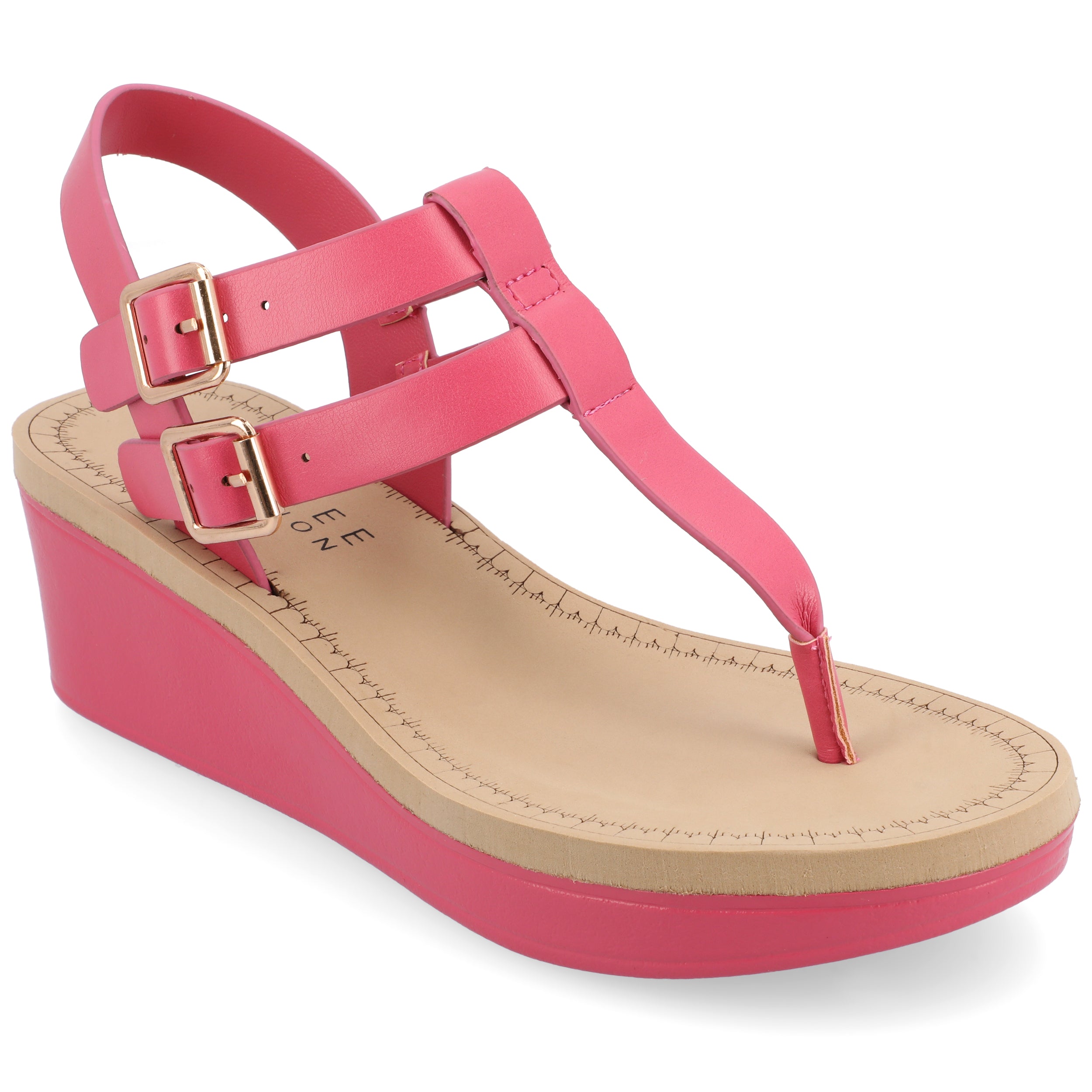 Bianca Wedge Sandals | Cushioned Sandal | Journee Collection