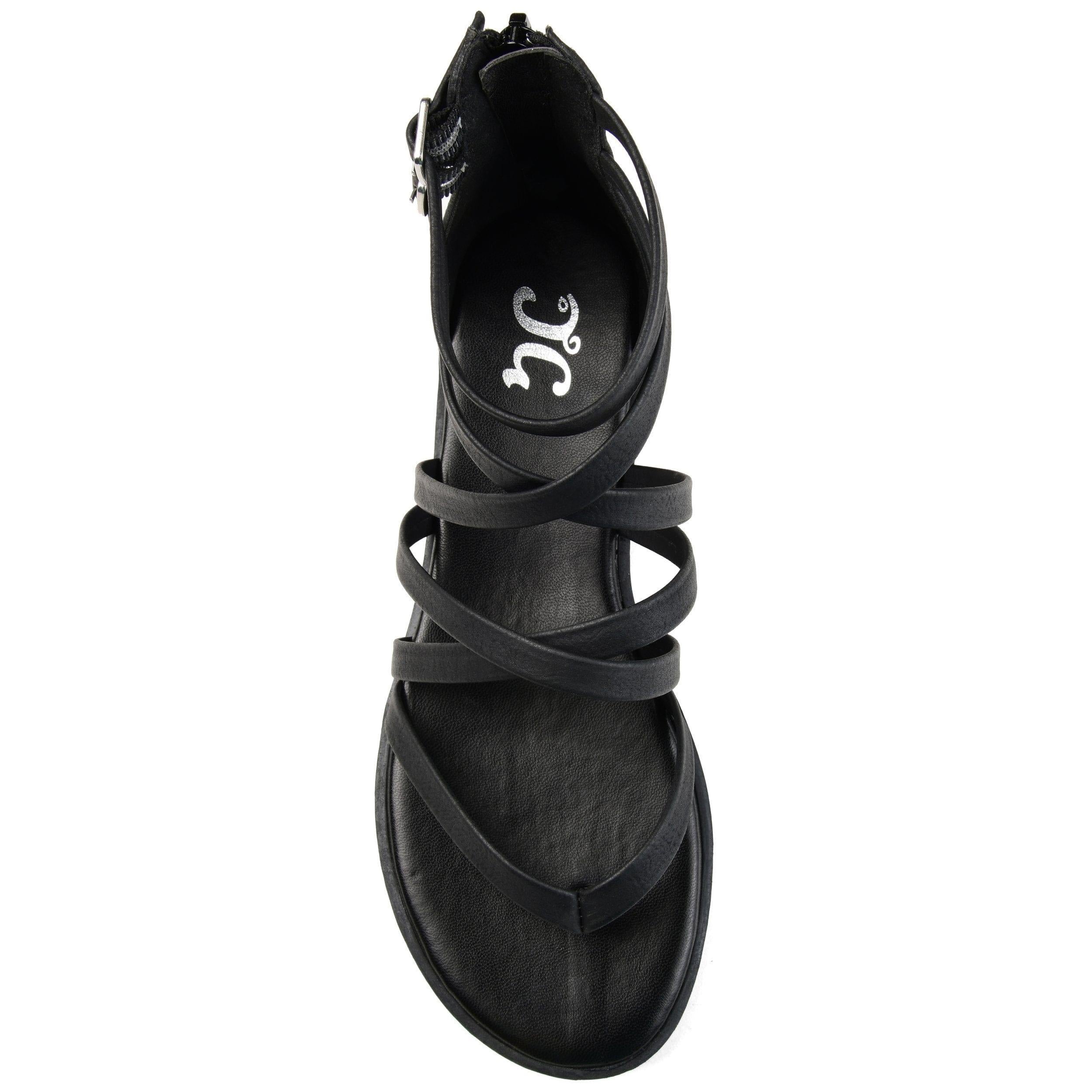 Zailie Flat Sandals | Stylish Gladiator Sandal | Journee Collection