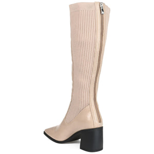WINNY KNEE HIGH BOOTS IN X-WIDE CALF - Taupe