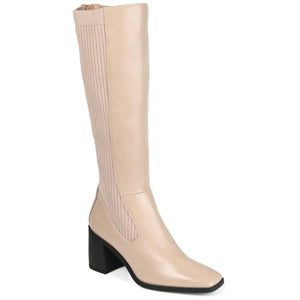 WINNY KNEE HIGH BOOTS IN X-WIDE CALF - Taupe