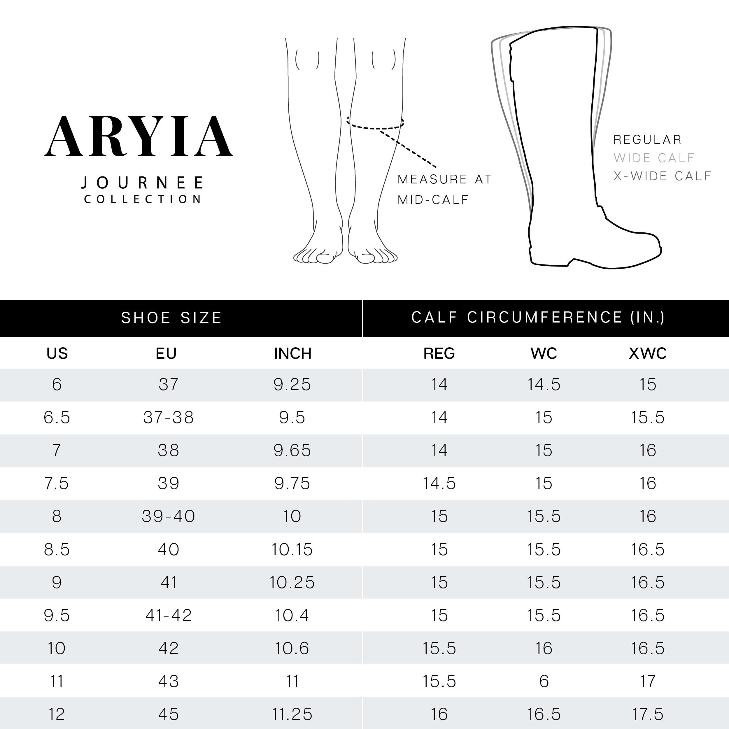 ARYIA EXTRA WIDE CALF - Journee Collection