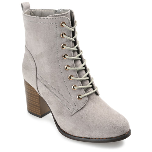 Baylor Heeled Booties | Lace-Up Ankle Boots | Journee Collection