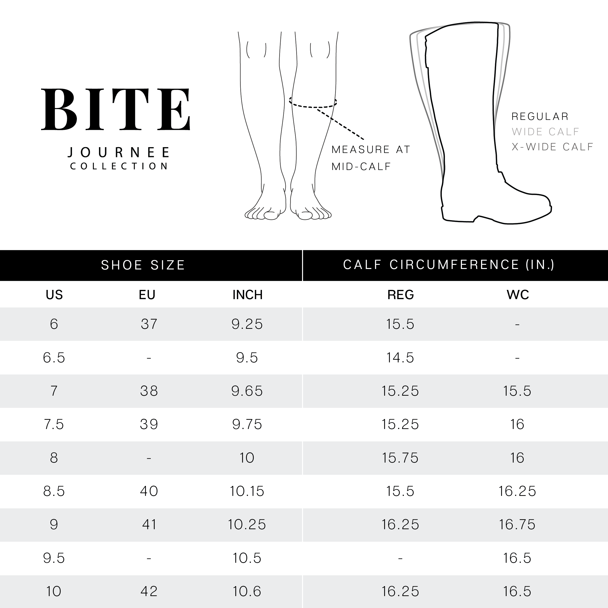 BITE WIDE CALF - Journee Collection