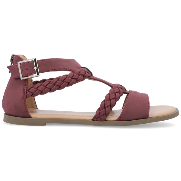 Florence Red Wedge Sandals- for Sale