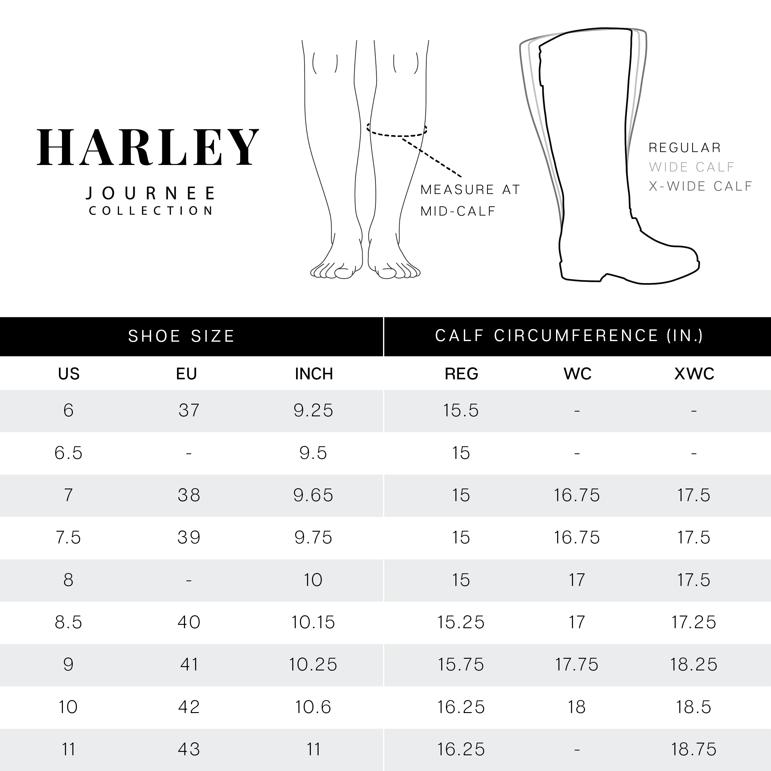 HARLEY WIDE CALF - Journee Collection