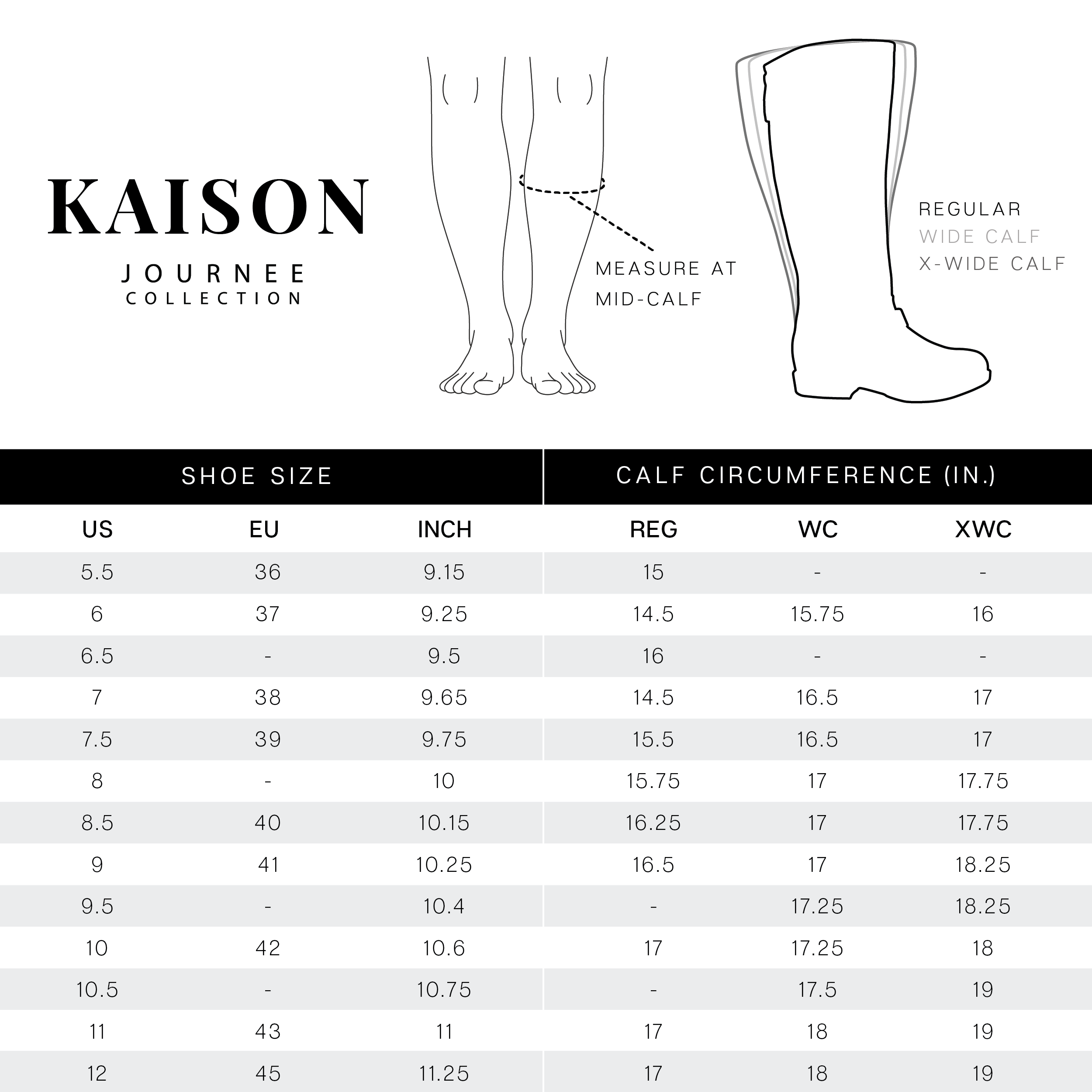 KAISON WIDE CALF - Journee Collection