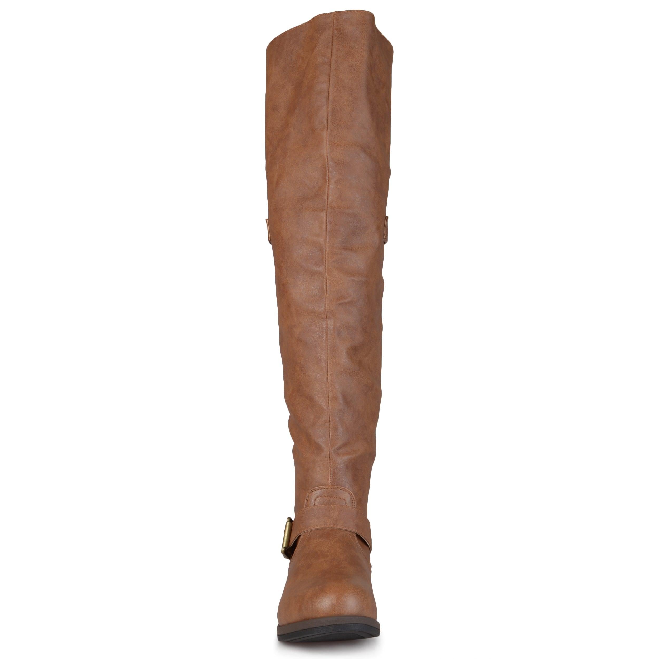 Journee collection pitch over the knee boot hotsell