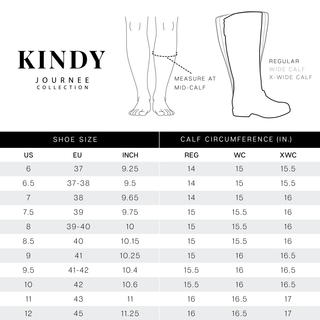 KINDY KNEE HIGH BOOTS IN X-WIDE CALF