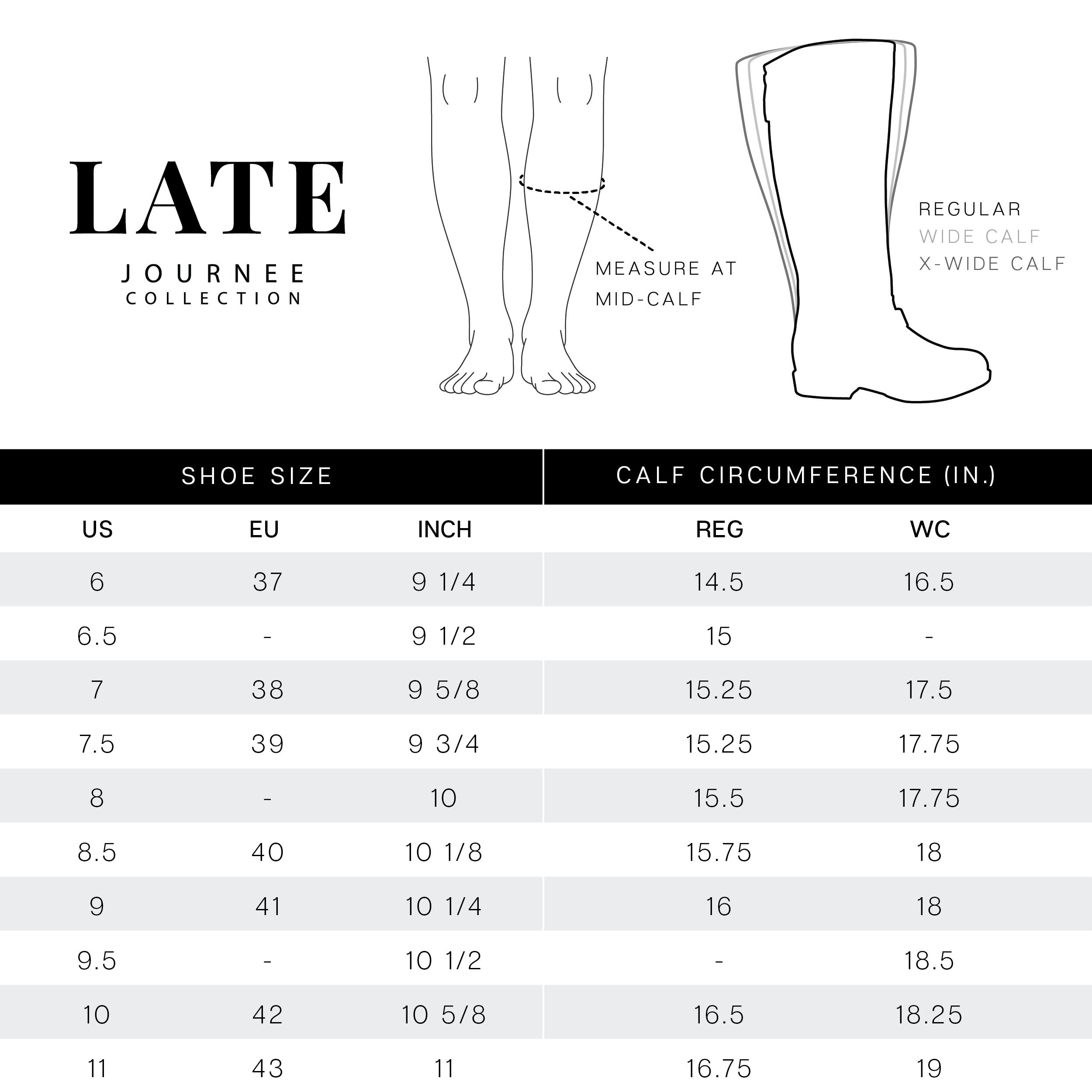 LATE WIDE CALF - Journee Collection