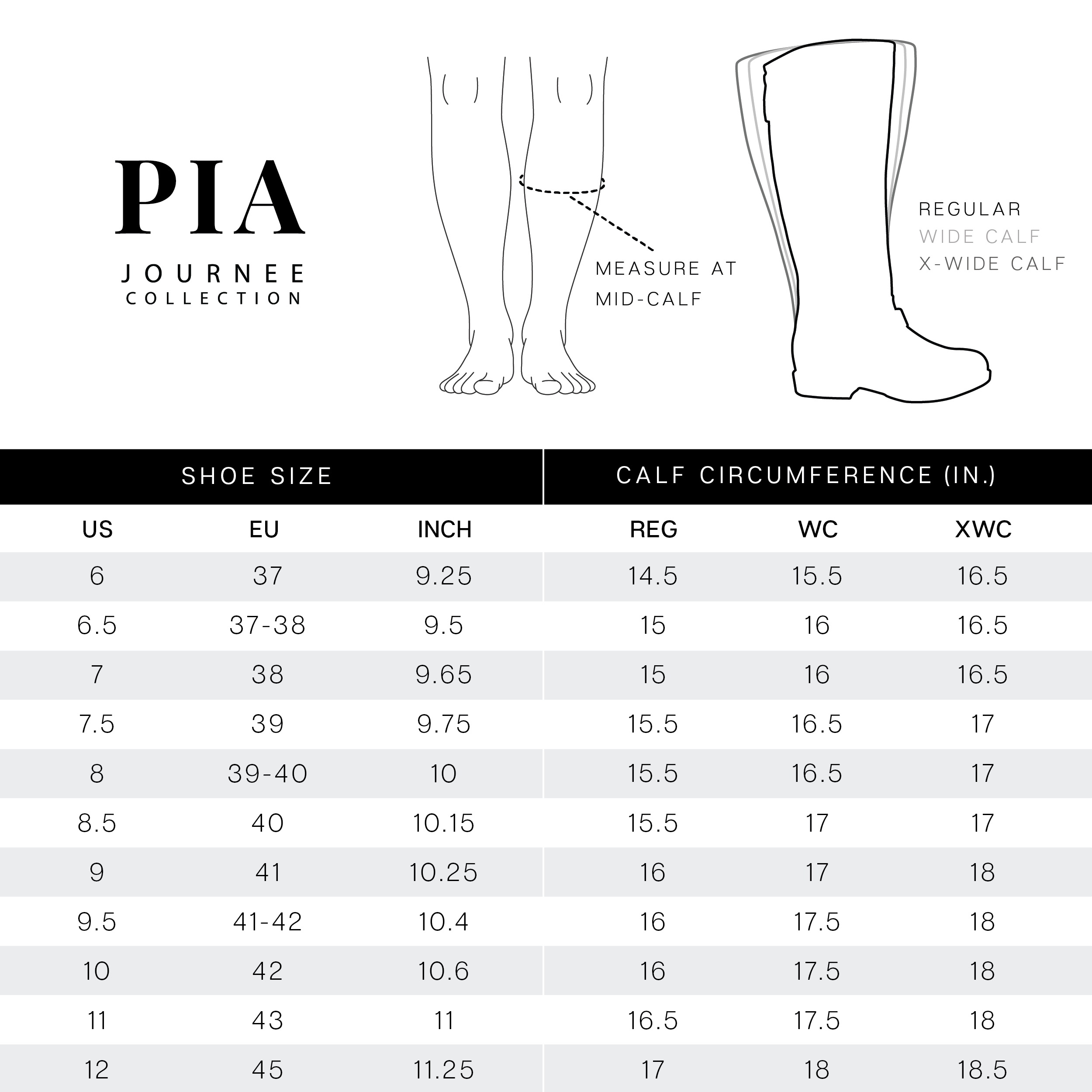 PIA WIDE CALF - Journee Collection