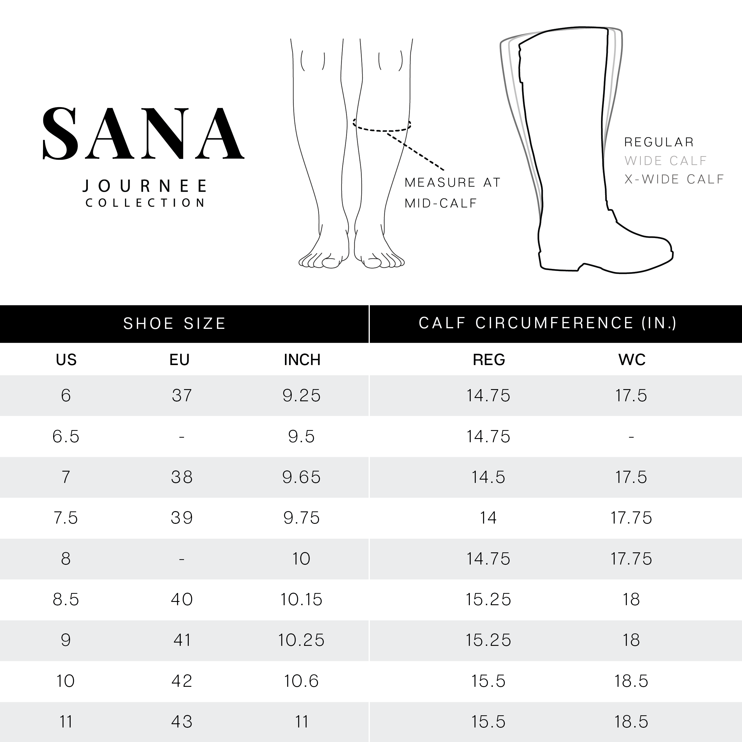 How to Find Your Perfect Fit in Wide & Narrow Calf Boots