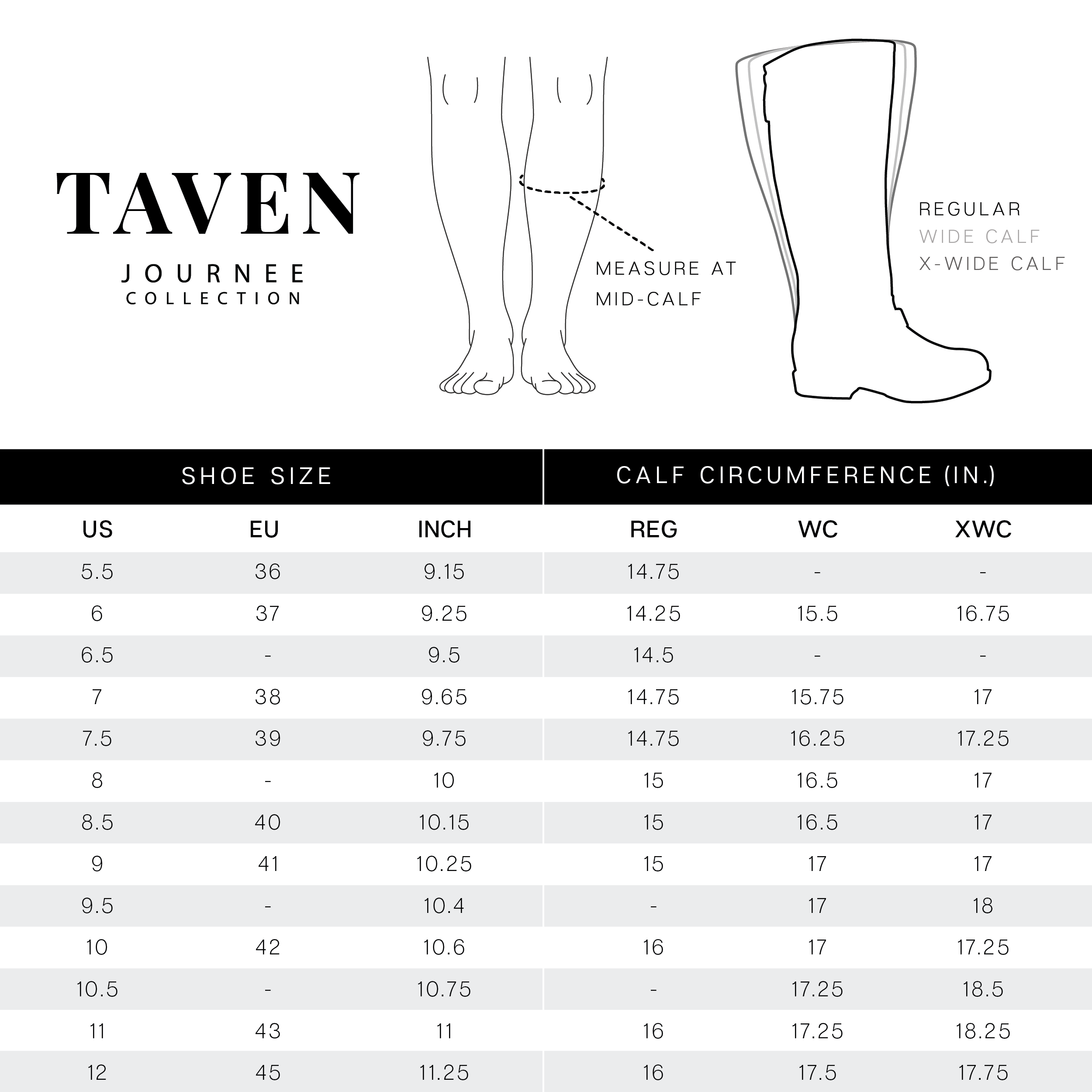 TAVEN EXTRA WIDE CALF - Journee Collection