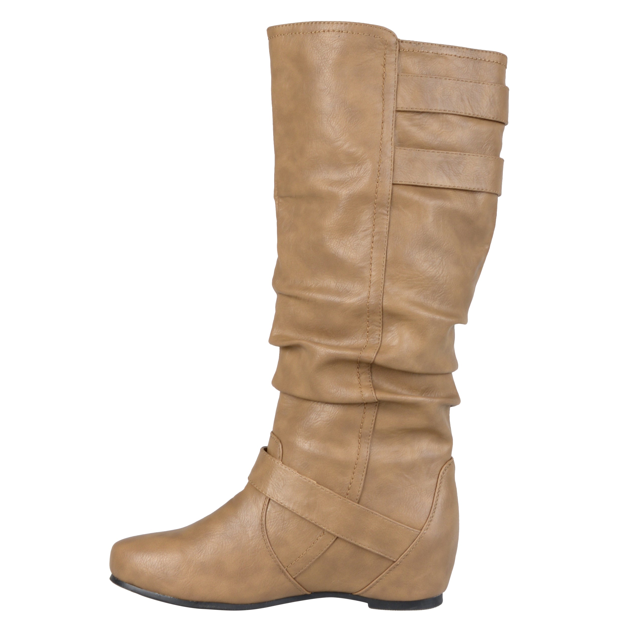 Tiffany Wide Calf Boots | Women's Slouchy Boots | Journee Collection