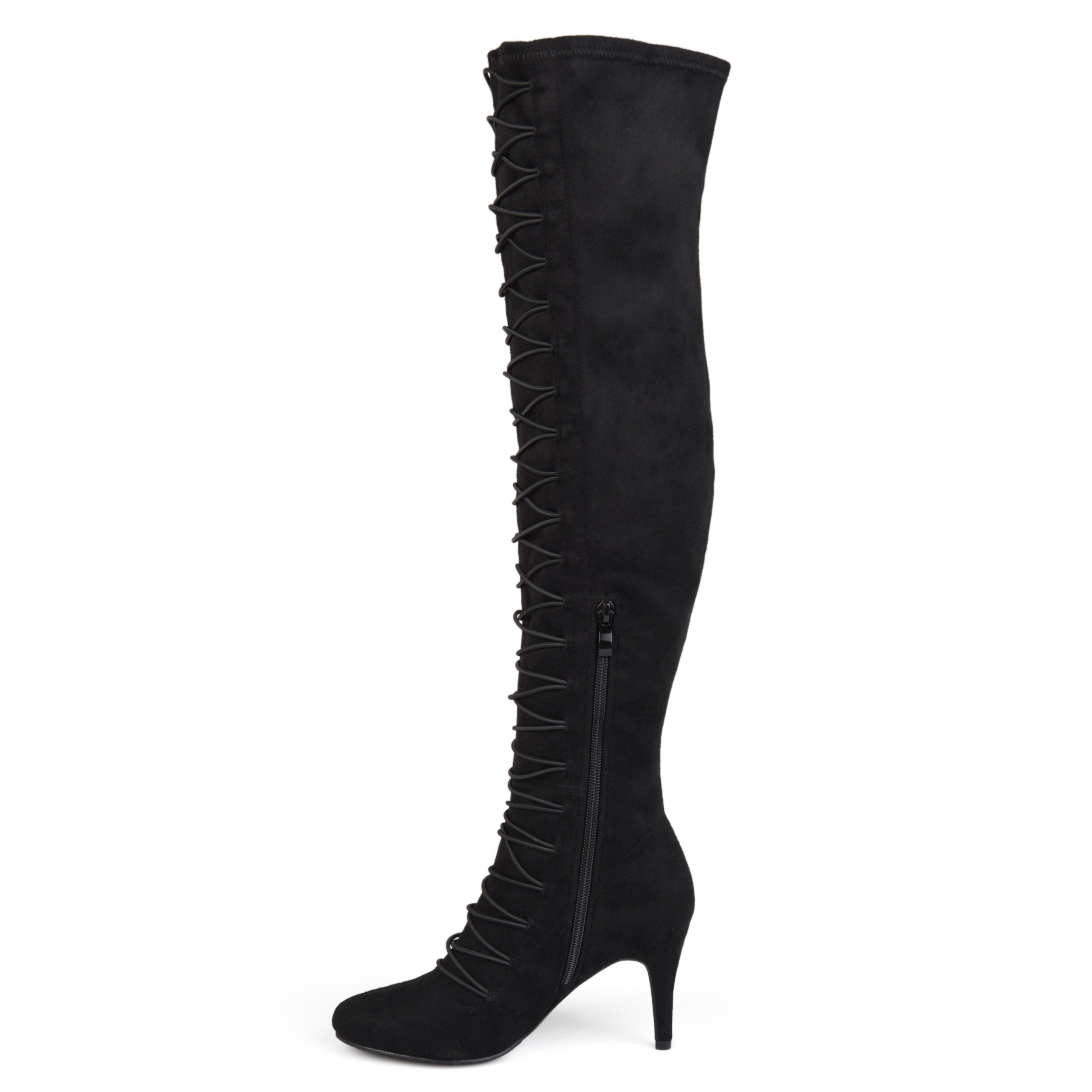 Trill Wide Calf Boot | Women's Faux Suede Boots | Journee Collection