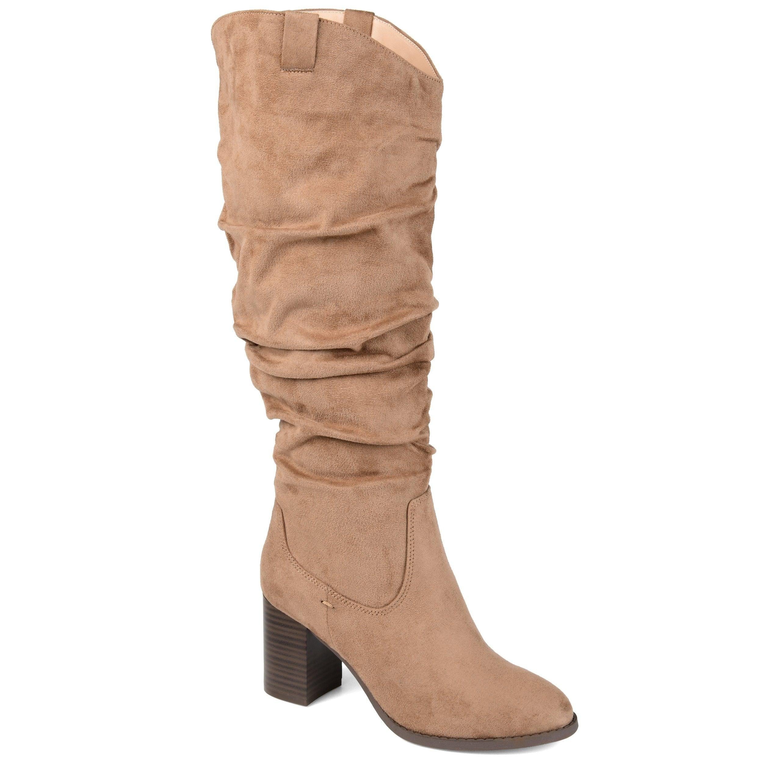 Aneil Extra Wide Calf Boots, Faux Suede Boots