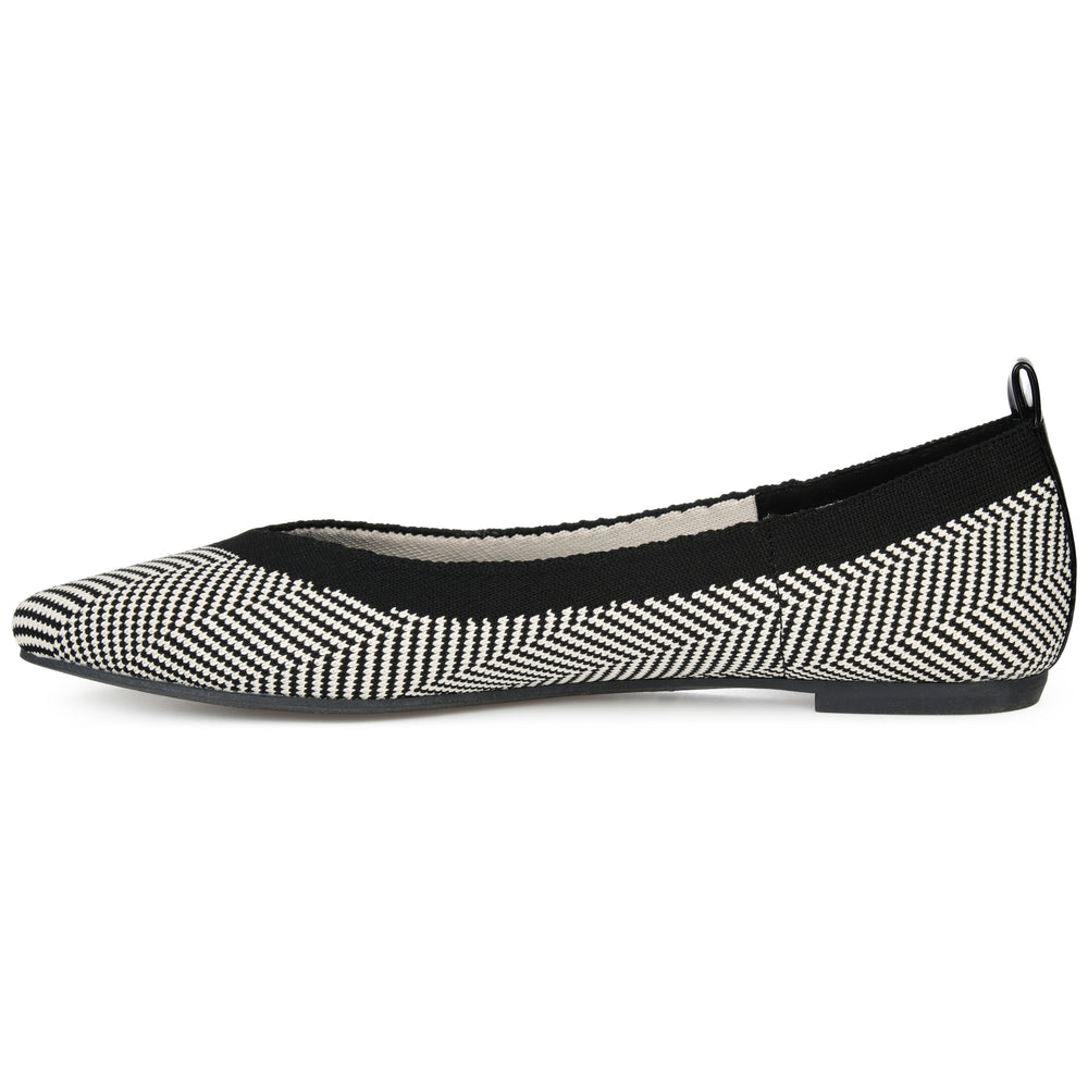 KARISE KNIT FABRIC FLAT IN WIDE