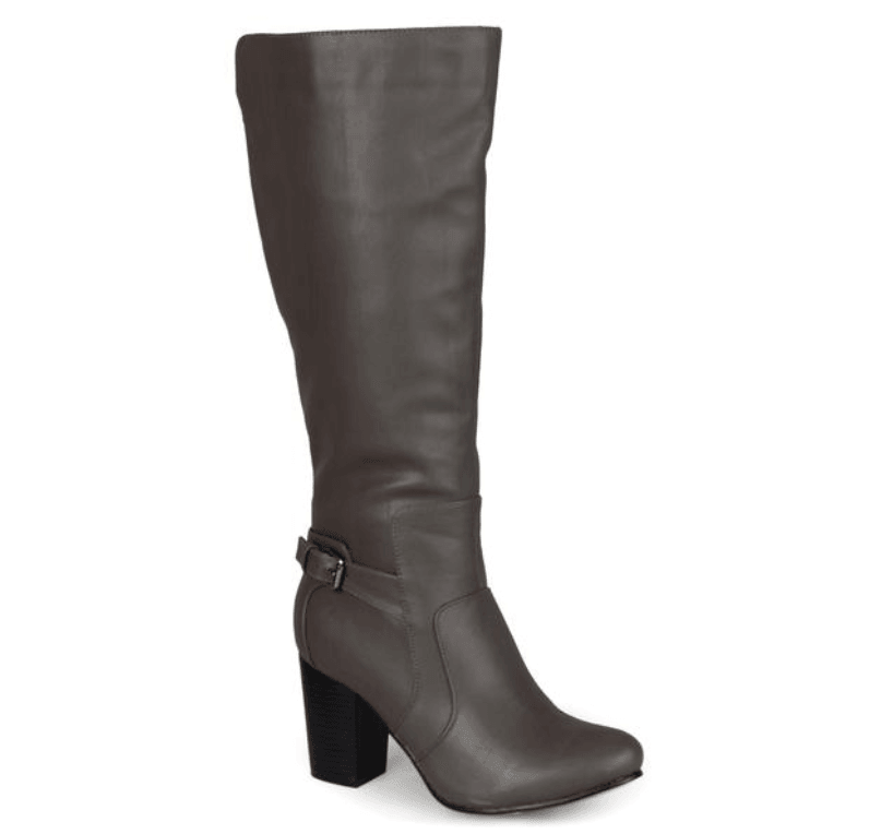 Pennysue Women Knee High Boots Black Female Wide Calf Chunky Heel Boots -  Walmart.com