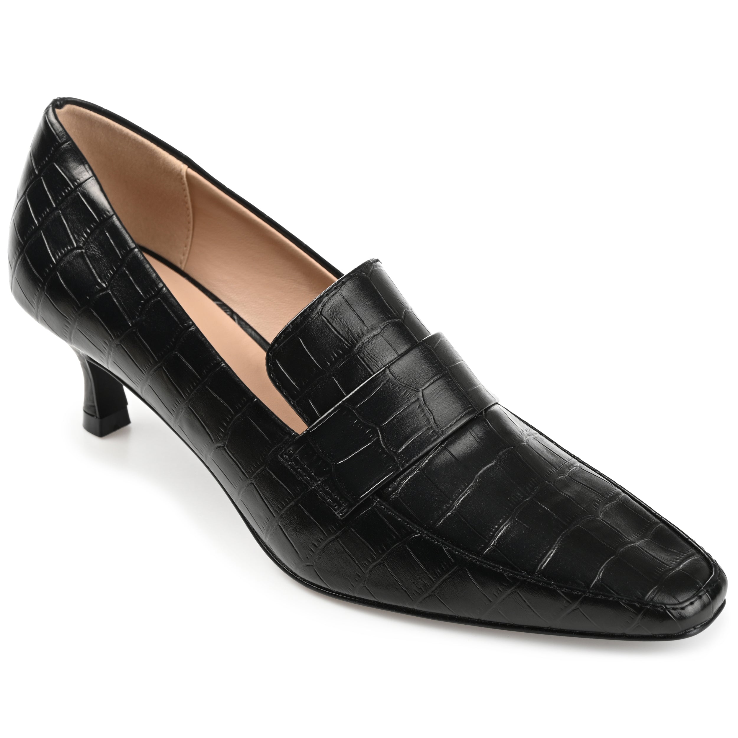 完売 ジュルネ コレクション Journee Collection Womens Black Slip On